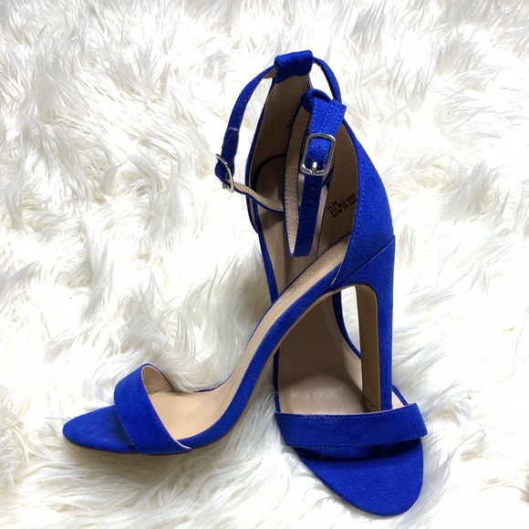 Shoes - Single Sole colbalt Heels | Charlotte-Russe